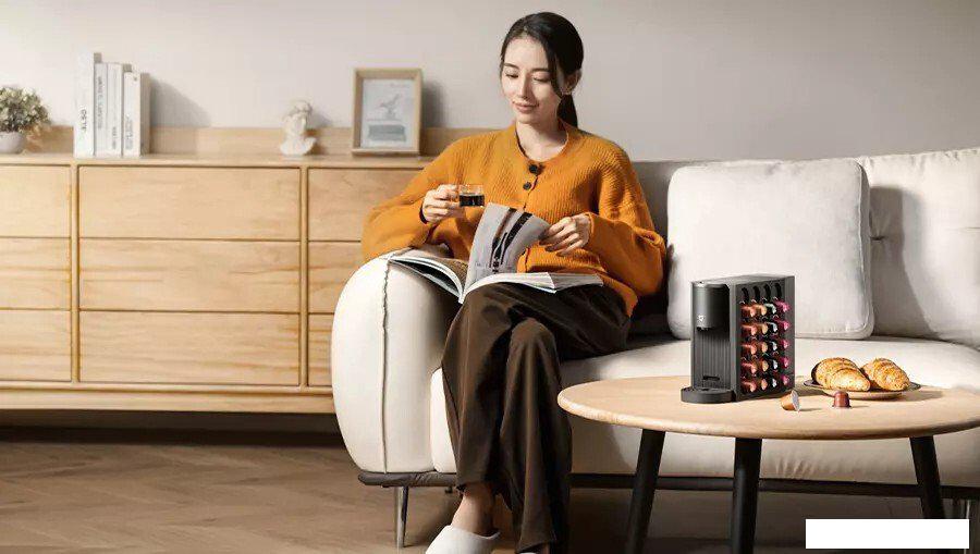 Капсульная кофеварка Xiaomi Mijia Capsule Coffee Machine S1 CMC001 (с переходником на евровилку)