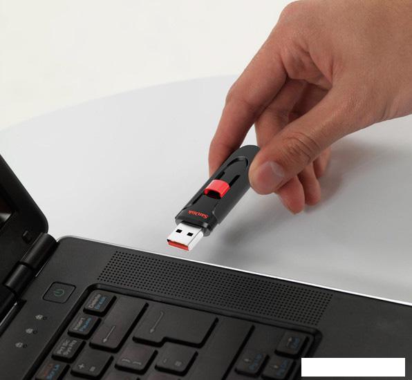 USB Flash SanDisk Cruzer Glide 256GB (черный) [SDCZ600-256G-G35]