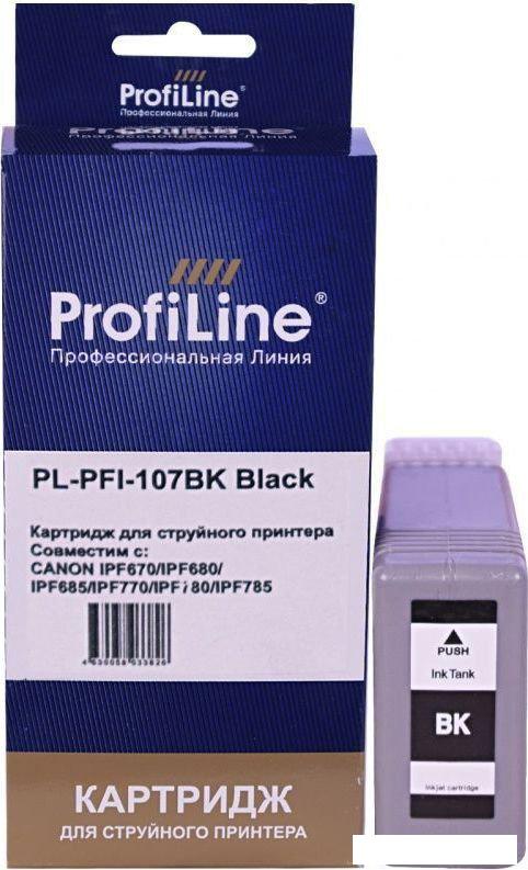 Картридж ProfiLine PL-PFI-107BK (аналог Canon PFI-107BK_BK)