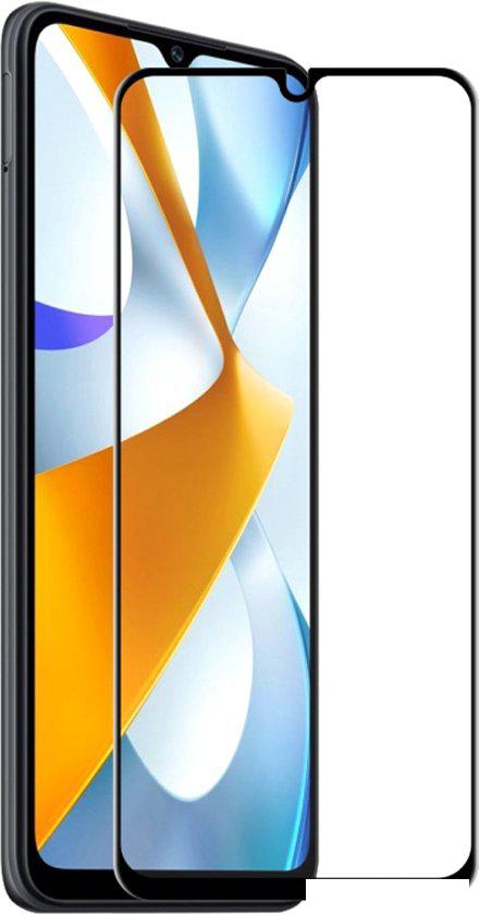 Защитное стекло KST FG для Xiaomi Poco C40 (черный)