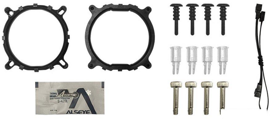 Кулер для процессора ALSEYE H120D (белый)