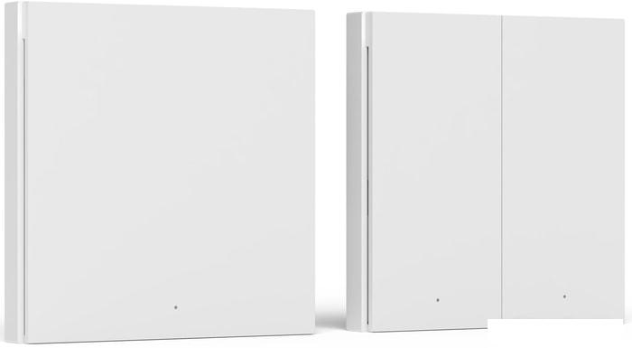 Умный выключатель Aqara Smart Wall Switch H1 одноклавишный без нейтрали (белый)