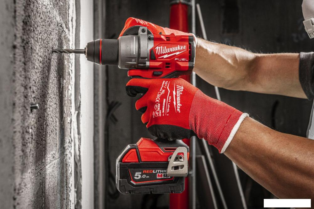 Ударная дрель-шуруповерт Milwaukee M18 FUEL M18FPD3-502X 4933479860 (с 2-мя АКБ, кейс)