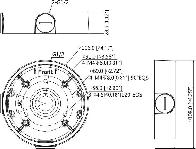 Крепление для камер видеонаблюдения Dahua DH-PFA139