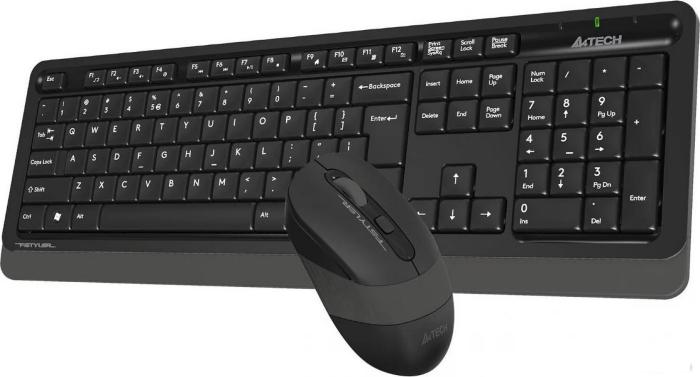 Офисный набор A4Tech Fstyler FG1010S (черный/серый)