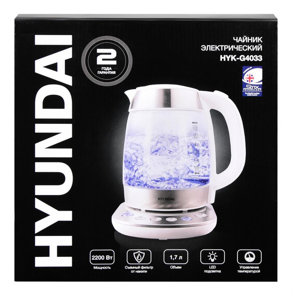 Электрический чайник Hyundai HYK-G4033