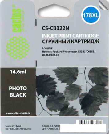 Картридж CACTUS CS-CB322N (аналог HP 178XL (CB322HE))