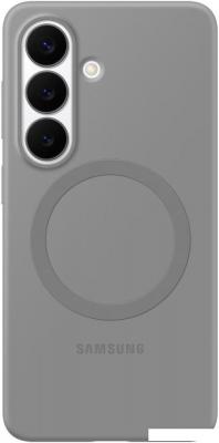 Чехол для телефона Samsung Silicone Magnet Case для Samsung Galaxy S26 (серый)