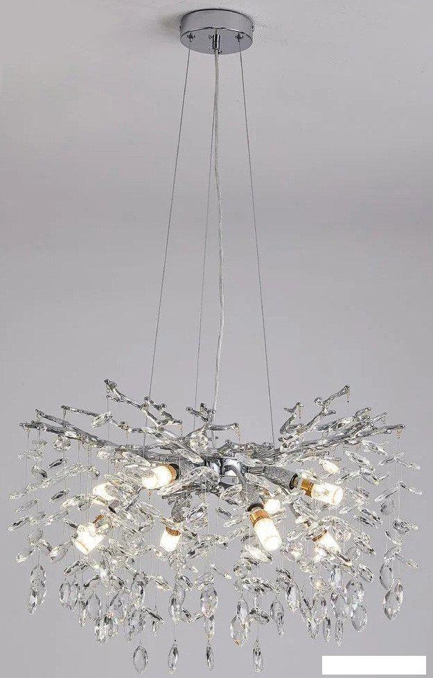 Подвесная люстра Estares Roxana 55 E14х8 R-600x1200-CHROME/CRYSTAL-220-IP20