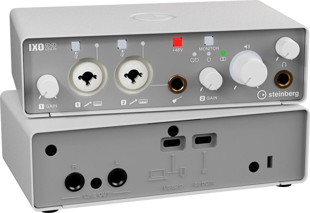 Аудиоинтерфейс Steinberg IXO22 (белый)
