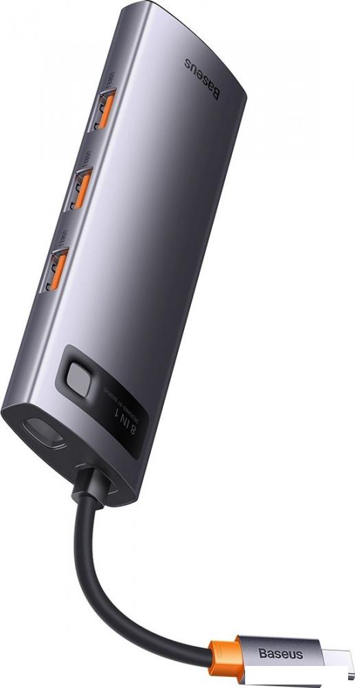 USB-хаб  Baseus Metal Gleam Series 4-Port USB-A Hub WKWG070013