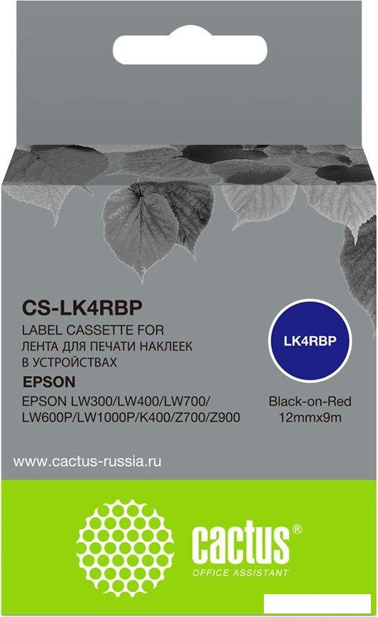 Картридж CACTUS CS-LK4RBP (аналог Epson LK4RBP)