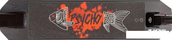 Трюковый самокат Novatrack Psycho 40/110 110A.PSYCHOP1.BK22 (черный/красный)