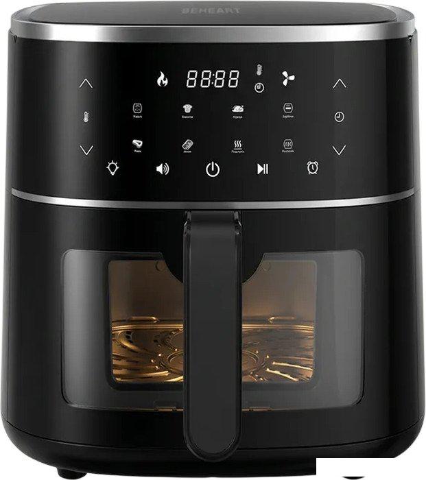 Аэрогриль (аэрофритюрница) Beheart Smart Air Fryer 8L AF-E8003-AS (с евровилкой, черный)