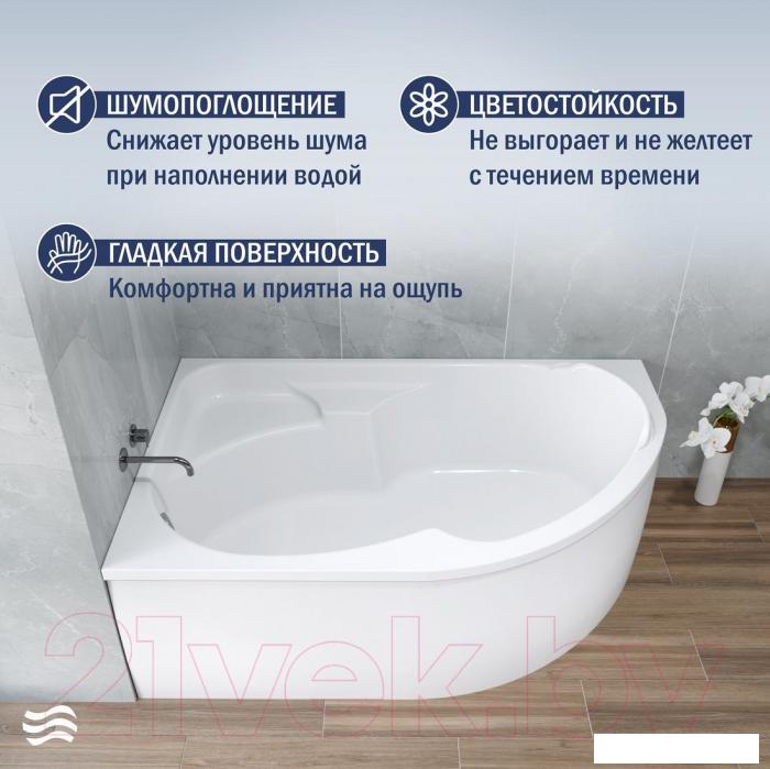 Ванна Lauter Geneva 170x105 2103170L (с ножками и лицевым экраном)