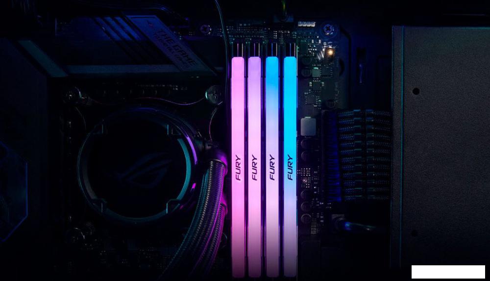 Оперативная память Kingston FURY Renegade RGB 2x16ГБ DDR5 6400МГц KF564C32RSAK2-32
