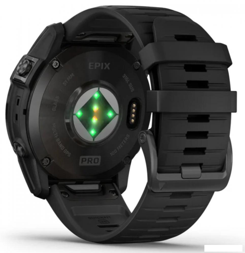 Умные часы Garmin Epix Pro Gen 2 Standard 51 мм (сланцево-серый/черный)