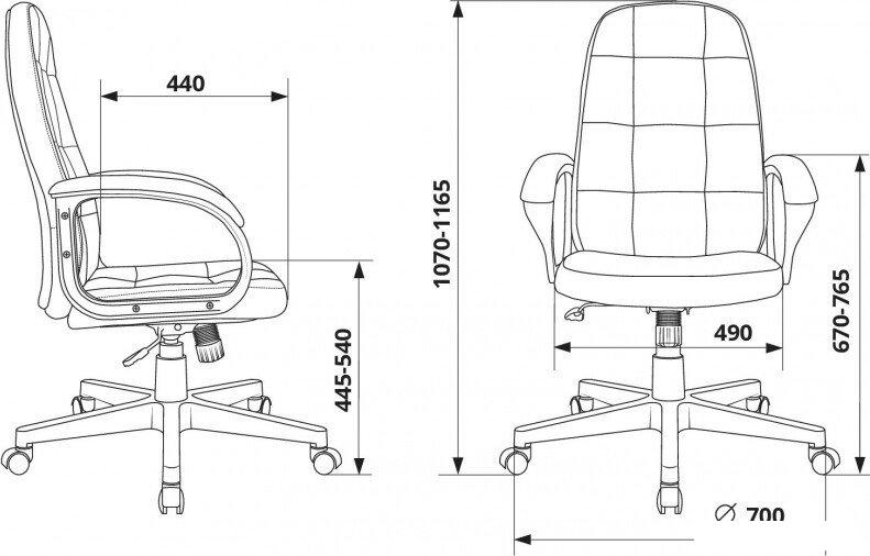 Офисное кресло Бюрократ CH 002 (Fabric Light-21 песочный)