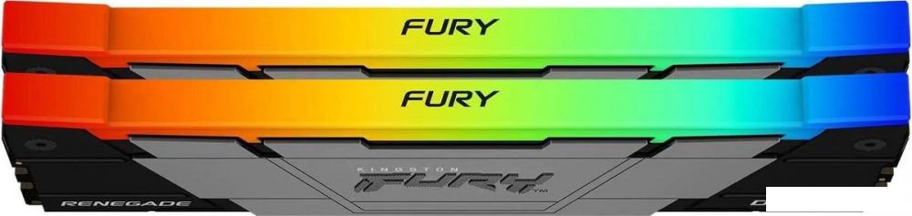 Оперативная память Kingston FURY Renegade RGB 2x32ГБ DDR4 3600 МГц KF436C18RB2AK2/64