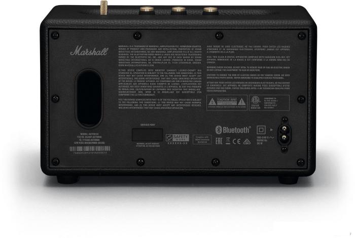 Беспроводная колонка Marshall Acton III (черный)