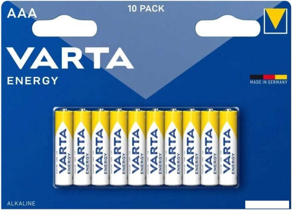 Батарейка Varta Energy LR03 AAA Alkaline (10 шт)