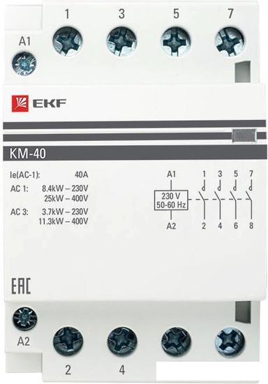 Контактор EKF PROxima KM-3-40-40