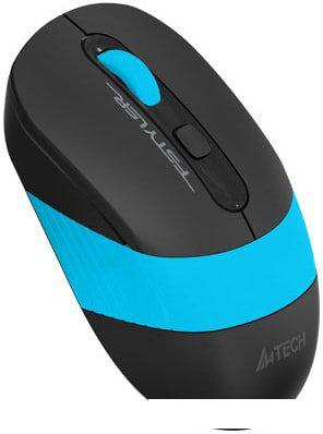 Мышь A4Tech Fstyler FG10S (черный/голубой)