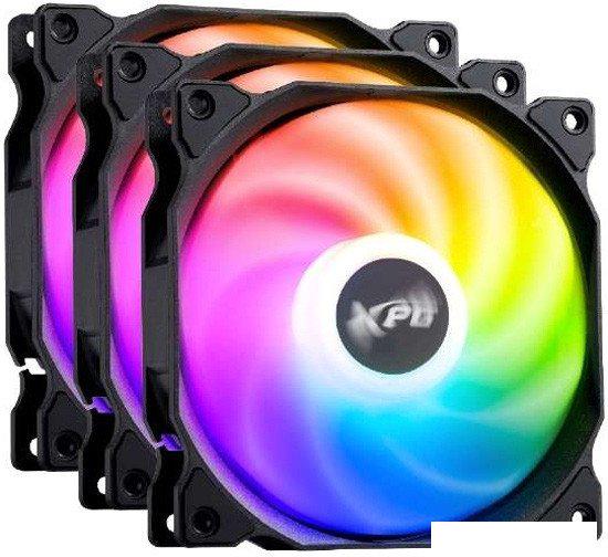 Комплект вентиляторов для корпуса ADATA XPG Vento 120x3 ARGB PWM (черный)