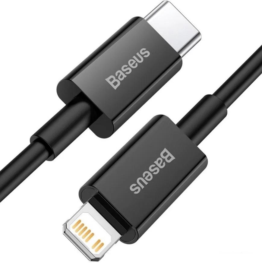 Кабель Baseus CATLYS-C01 USB Type-C - Lightning (2 м, черный)