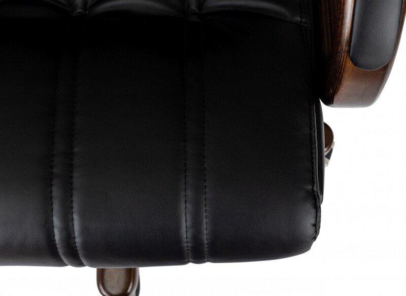 Офисное кресло Бюрократ T-9932W-LOW-Eco (черный, экокожа)