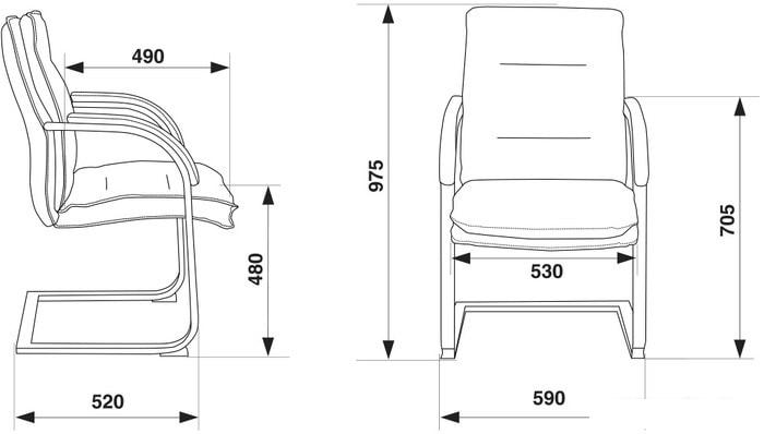 Офисный стул Бюрократ T-9927SL-LOW-V (черный)