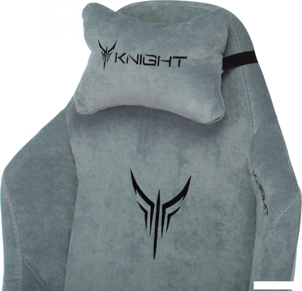 Игровое (геймерское) кресло Knight N1 Fabric Light-28 (серо-голубой)