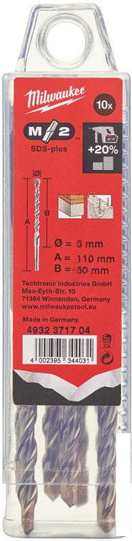 Бур Milwaukee 4932371704 (10 предметов)