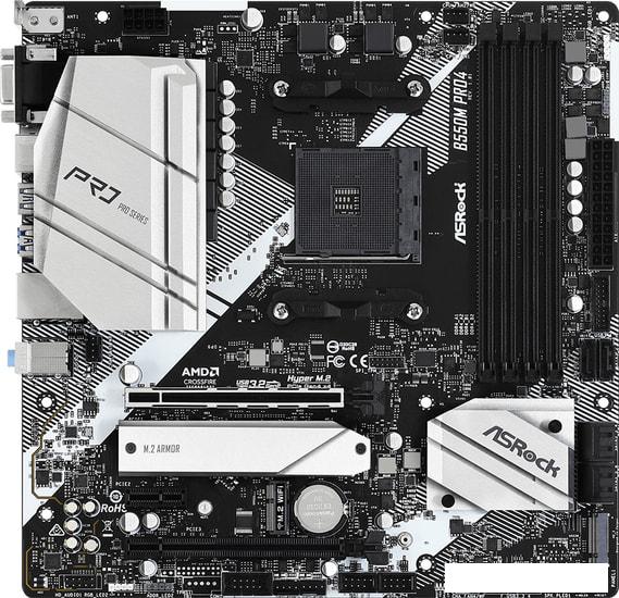 Материнская плата ASRock B550M Pro4