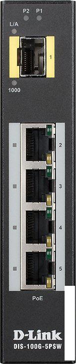 Неуправляемый коммутатор D-Link DIS-100G-5PSW/A1A