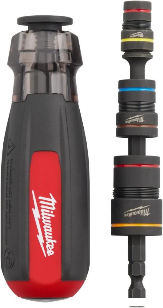 Набор отвертка с битами и головками Milwaukee 4932498179 (6 предметов)