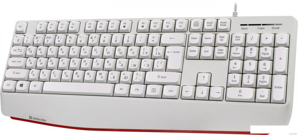 Клавиатура Defender Atom HB-546 (белый)