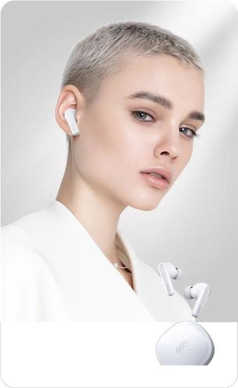 Наушники QCY T13X (белый)