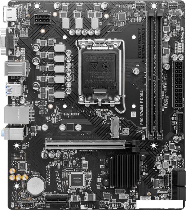Материнская плата MSI Pro B760M-E DDR4