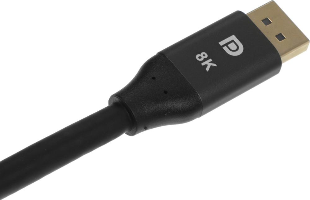 Кабель CACTUS CS-DP-DP-1.4-10 (10 м, черный)