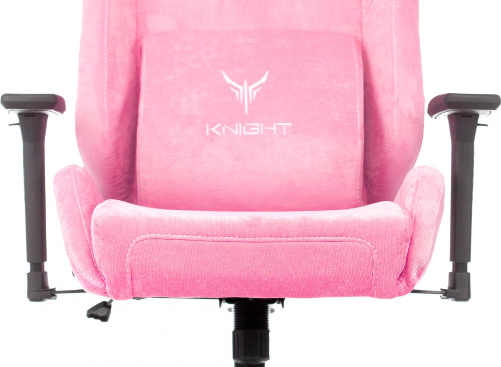 Игровое (геймерское) кресло Knight N1 Fabric Light-21 (розовый)