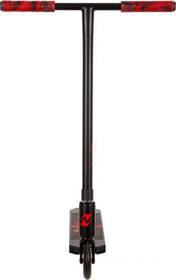 Трюковый самокат Novatrack Psycho 40/110 110A.PSYCHOP1.BK22 (черный/красный)