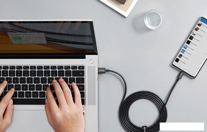 Кабель Baseus Superior Series Fast Charging Data USB Type-A - USB Type-C (1 м, черный)