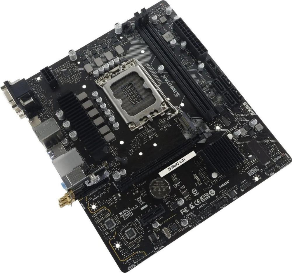 Материнская плата BIOSTAR Z690MX2-E D4 Ver. 6.0