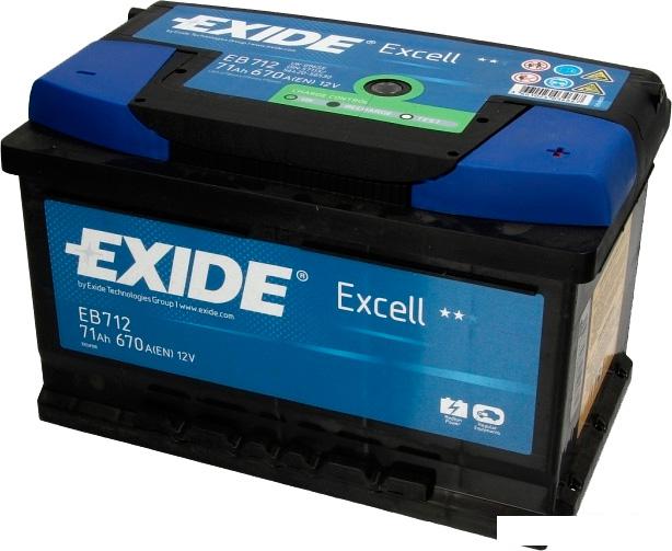 Автомобильный аккумулятор Exide Excell EB712 (71 А/ч)
