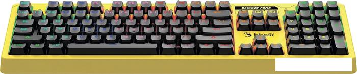 Клавиатура A4Tech Bloody B810RC (желтый)