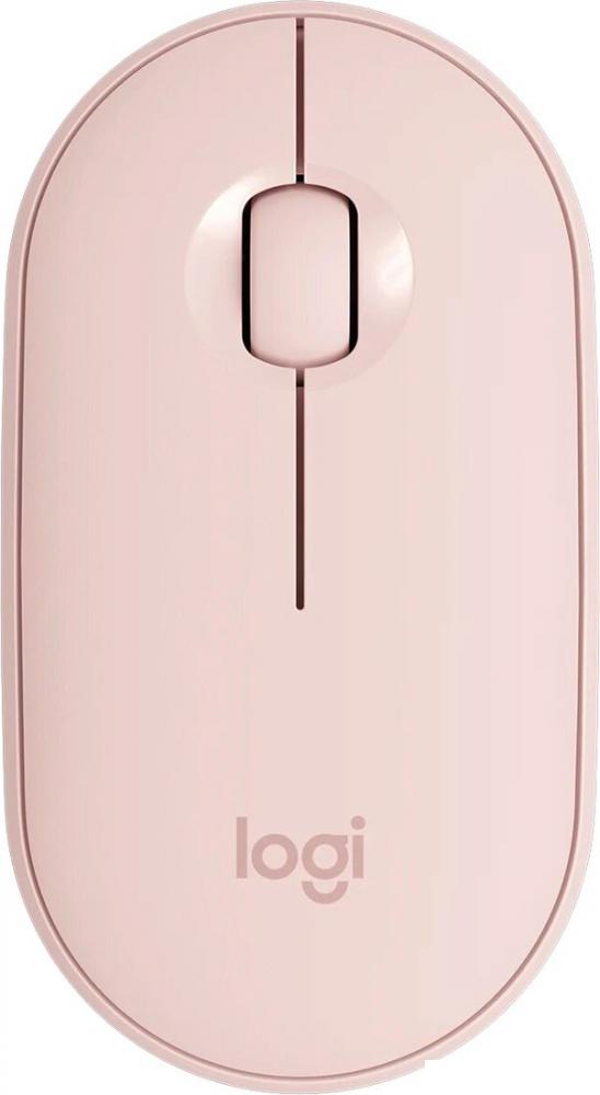 Мышь Logitech M350 Pebble (розовый)