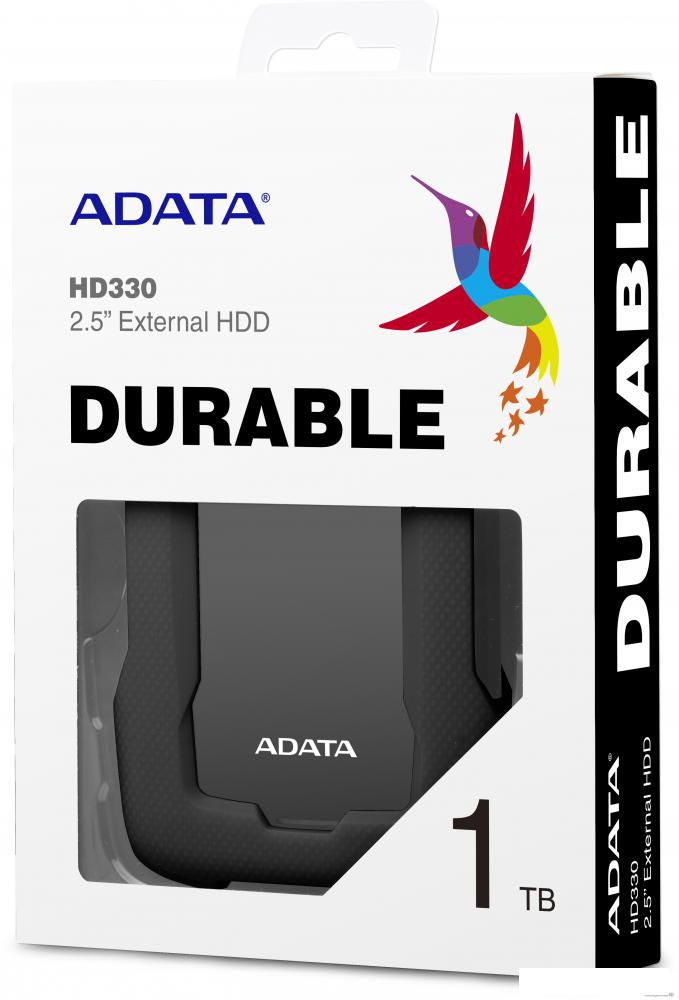 Внешний накопитель ADATA HD330 AHD330-1TU31-CBK 1TB (черный)