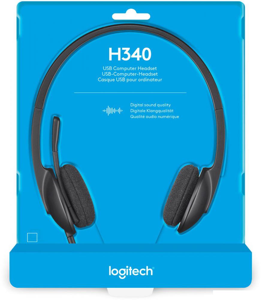 Наушники Logitech USB Headset H340