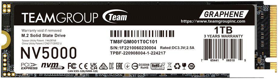 SSD Team NV5000 1TB TM8FGM001T0C101